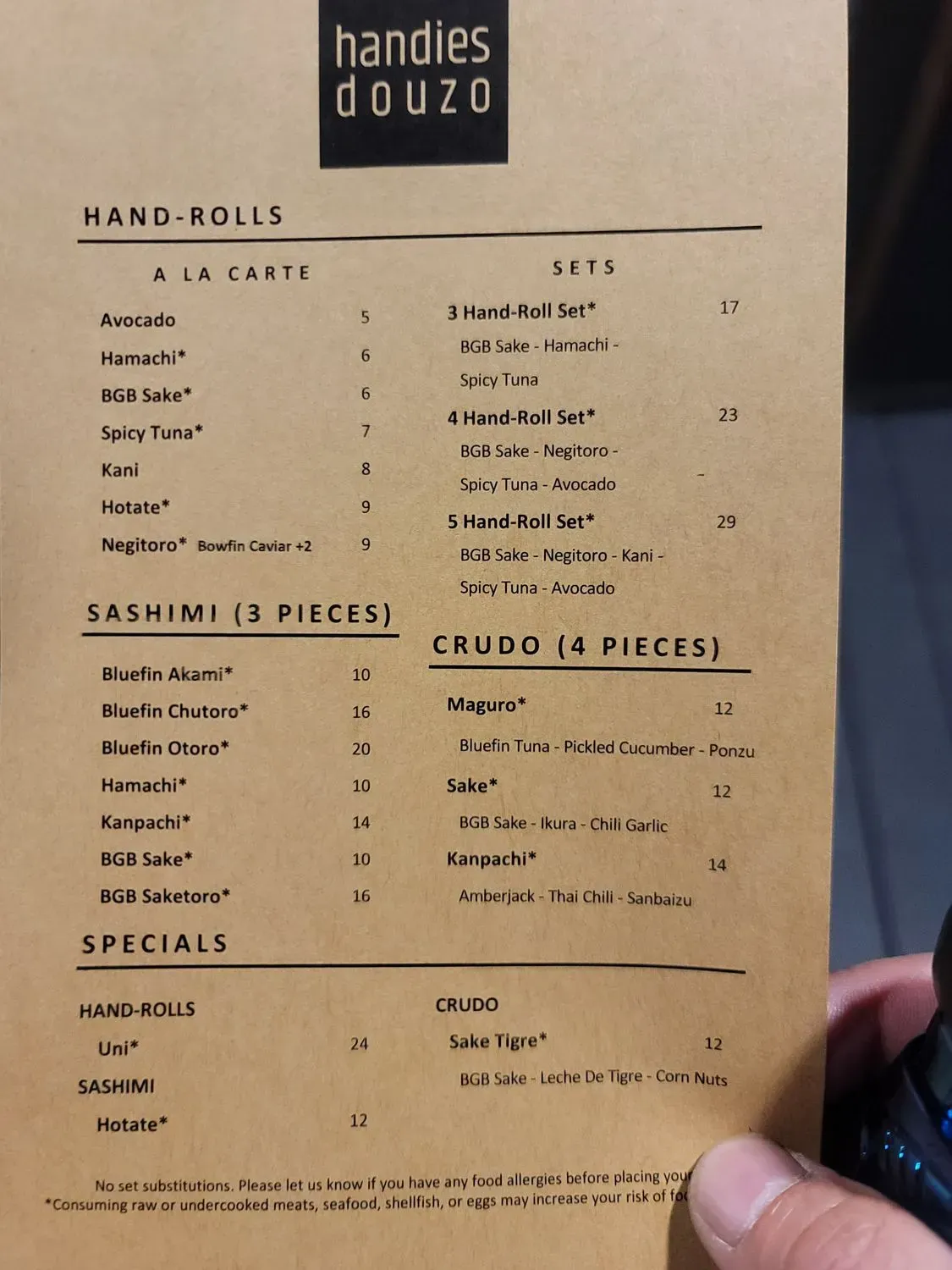 Menu 3