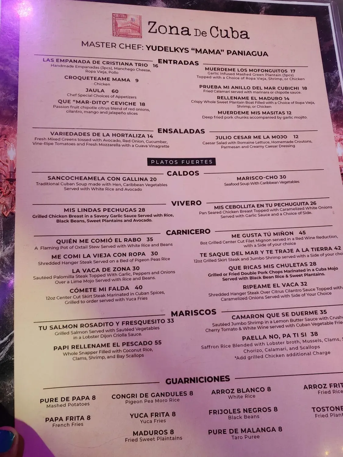 Menu 6