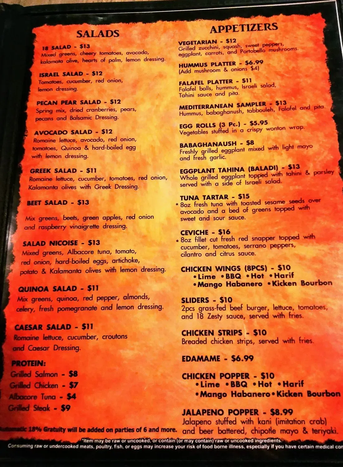 Menu 4