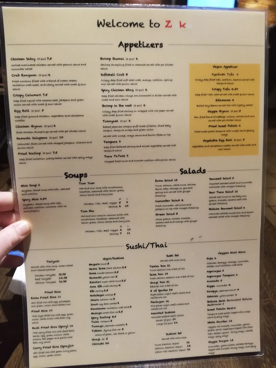 Menu 6