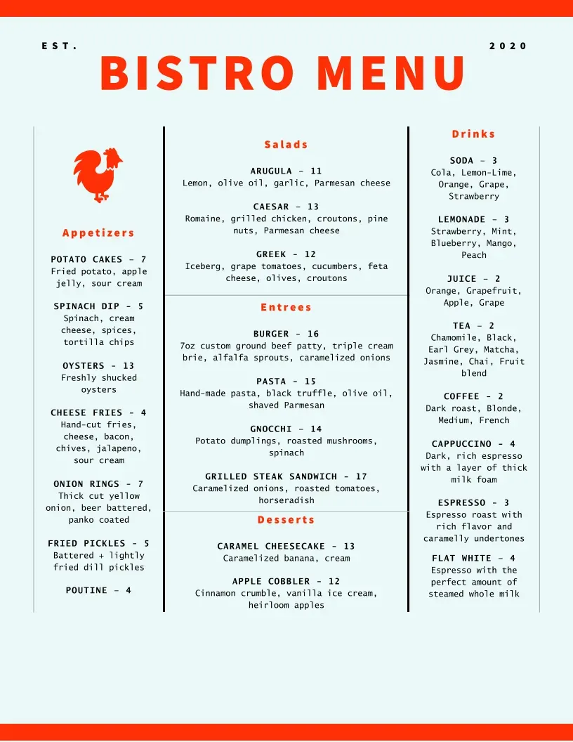 Menu 2