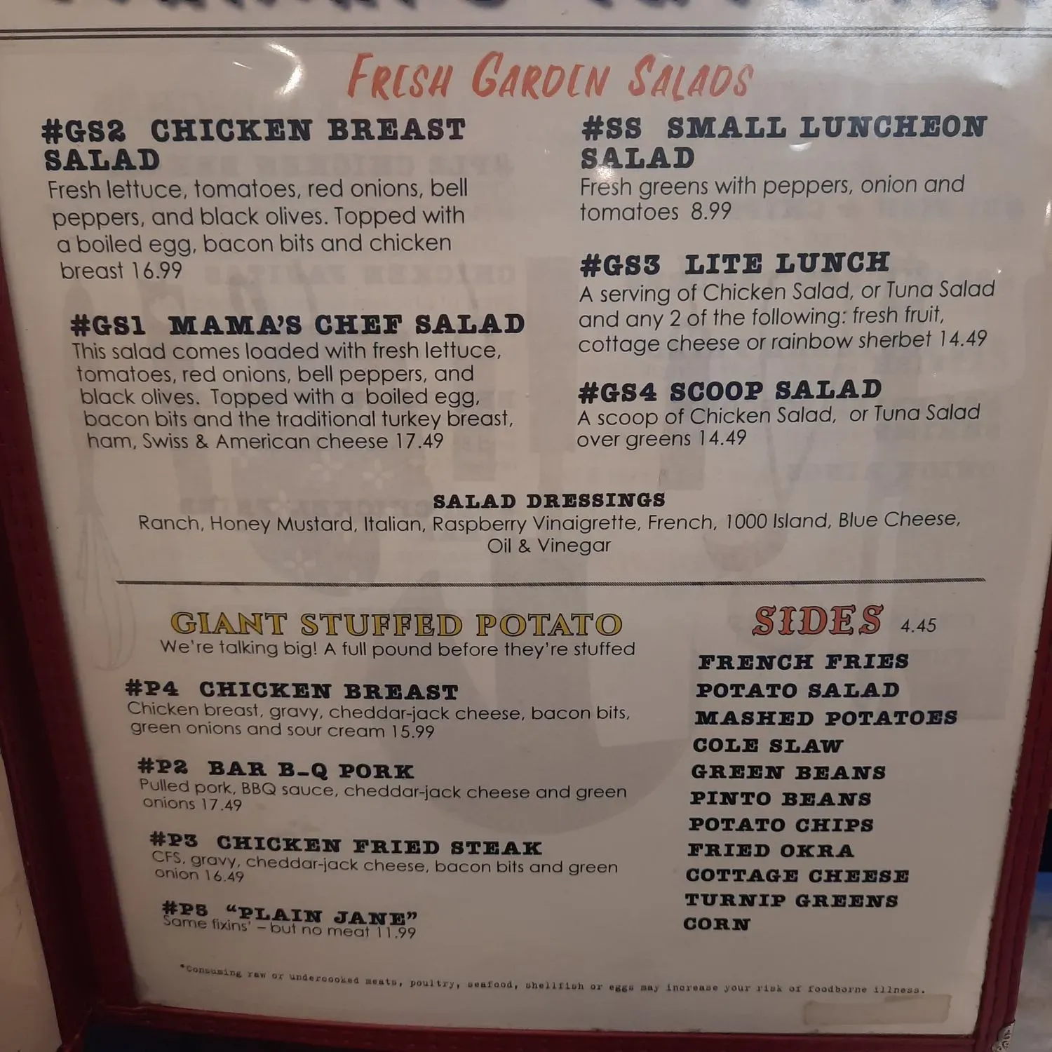 Menu 2