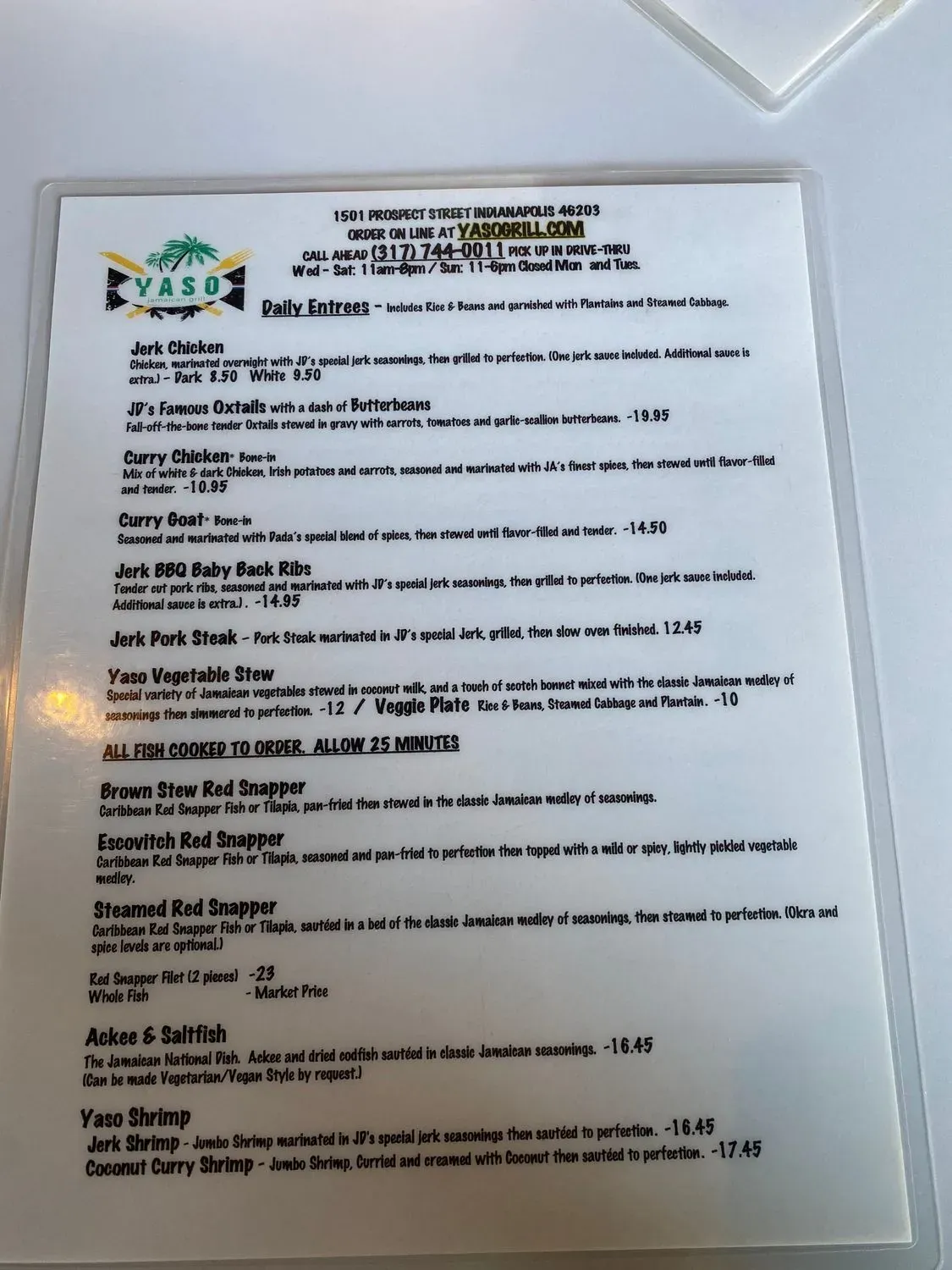 Menu 5