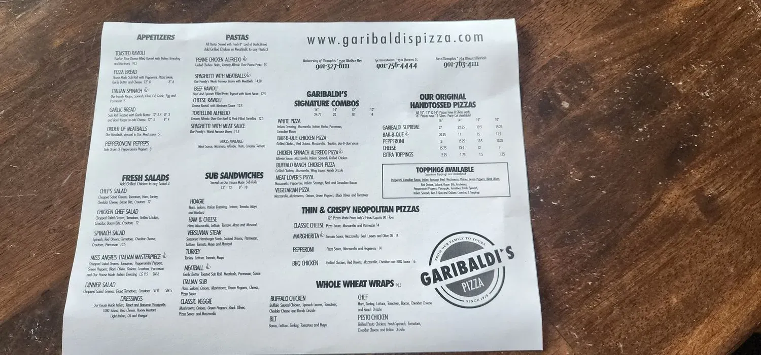 Menu 2