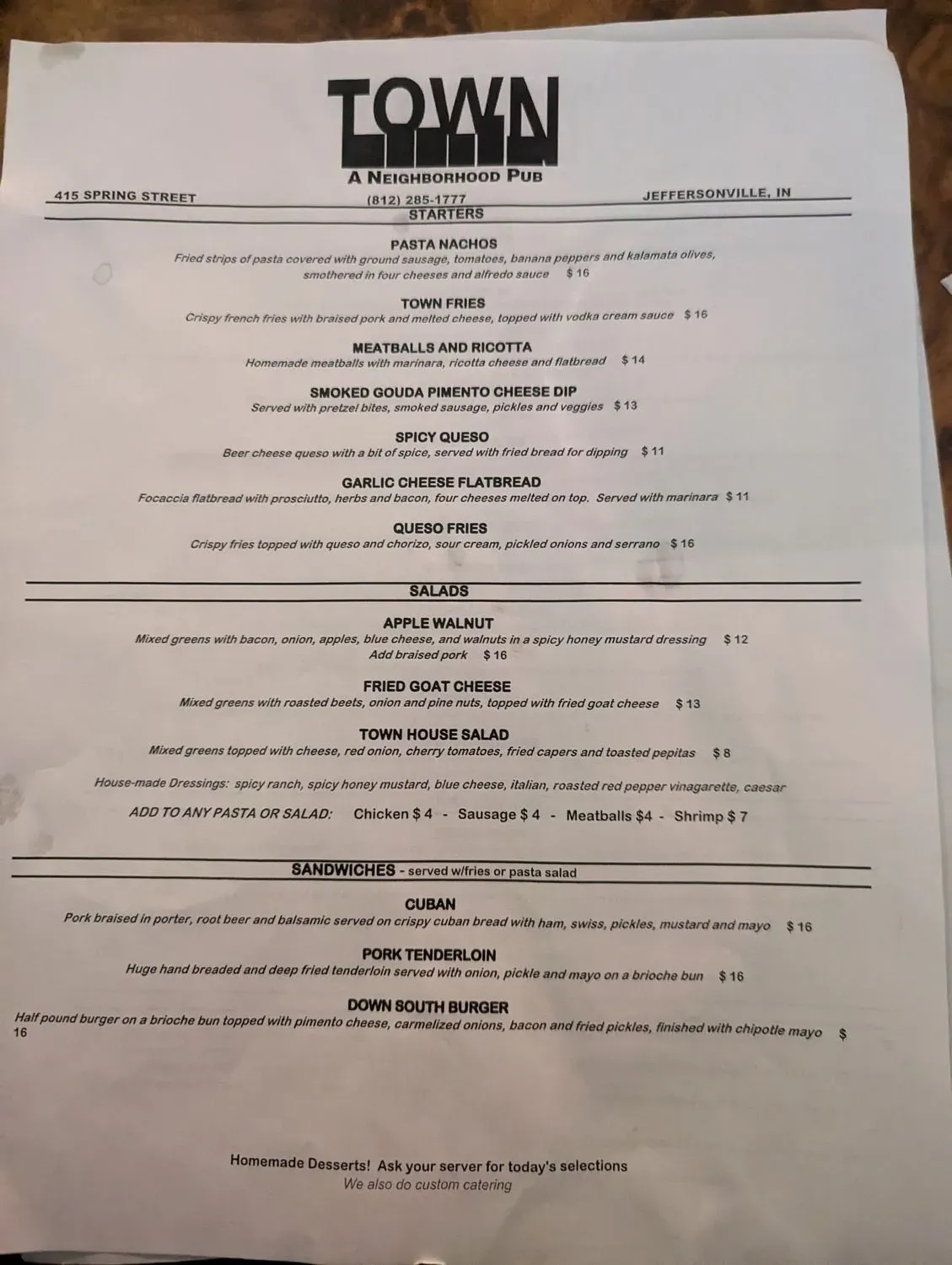 Menu 2