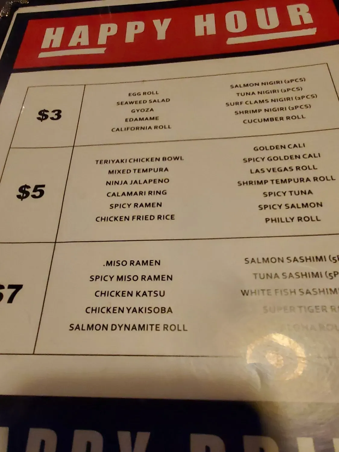 Menu 5