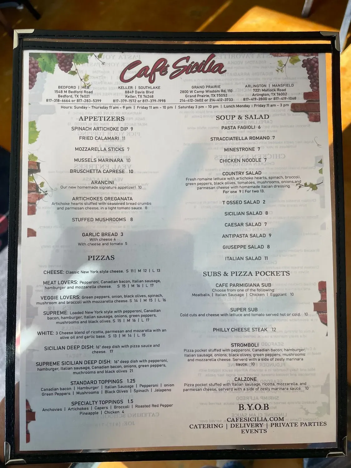 Menu 5