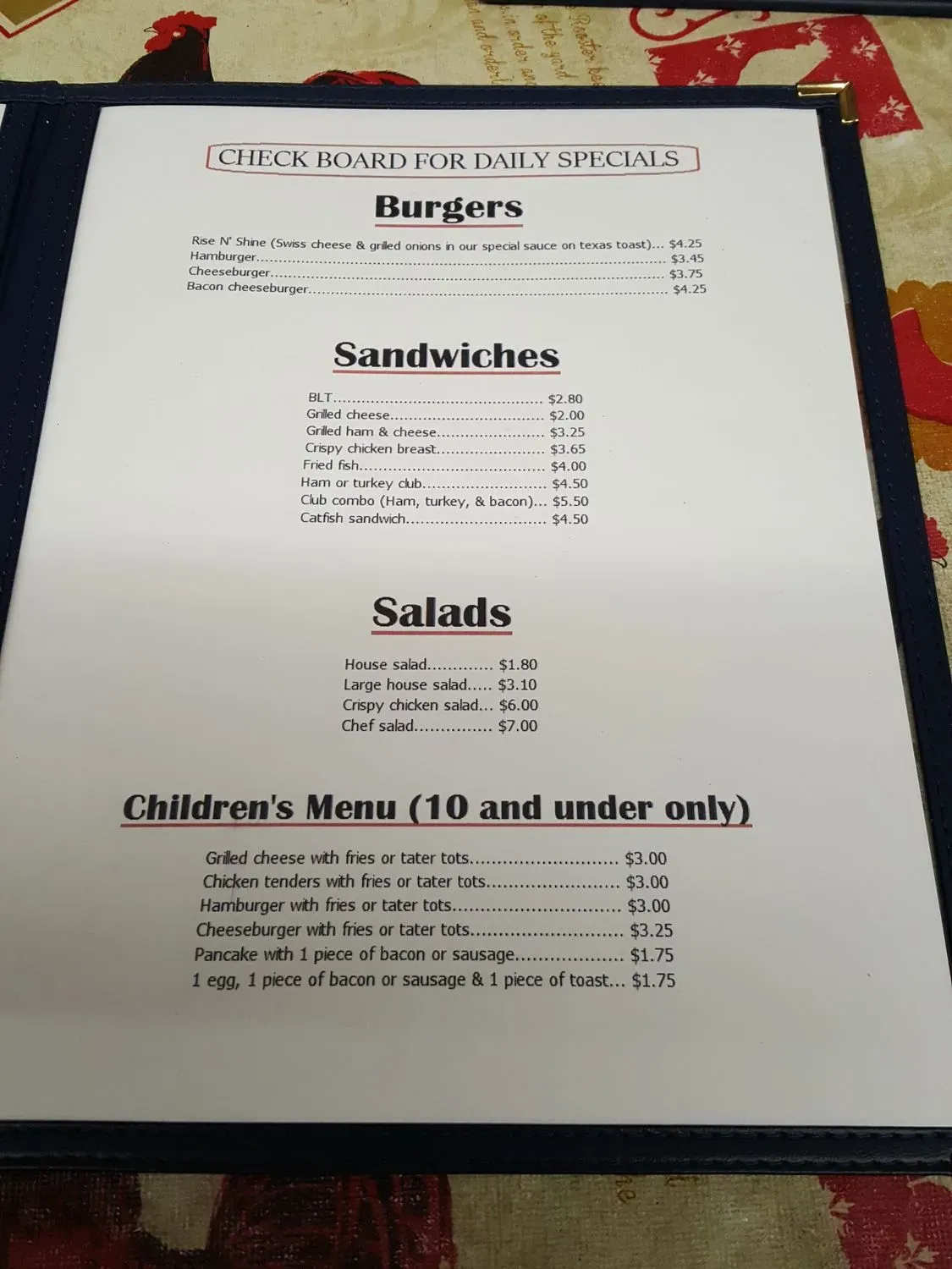 Menu 4