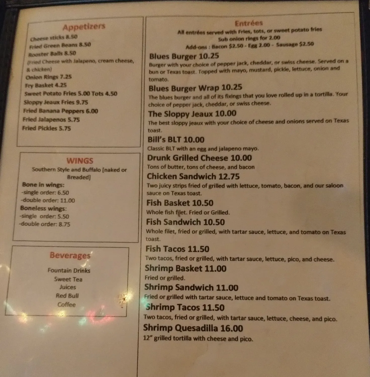 Menu 2