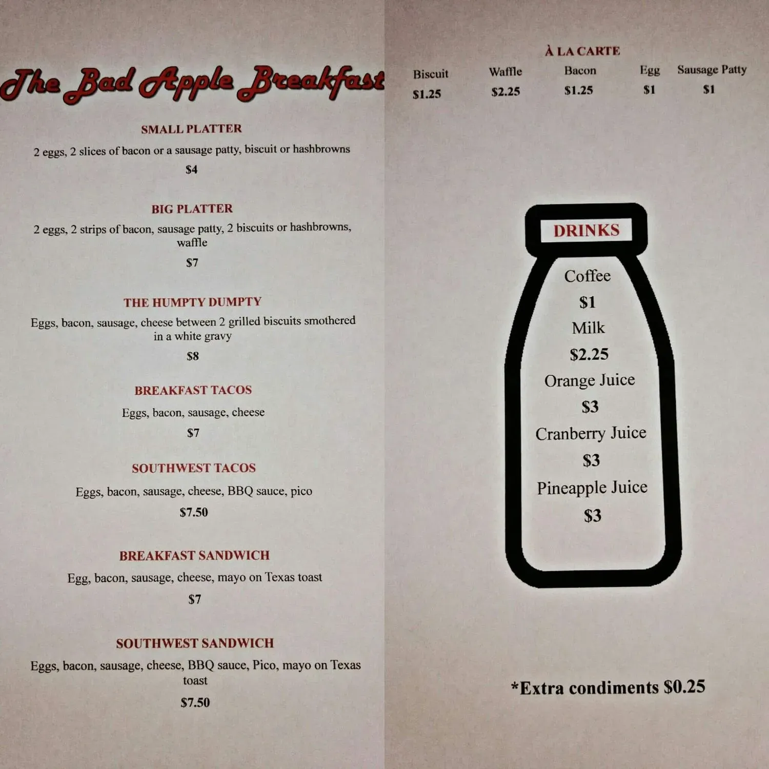 Menu 4