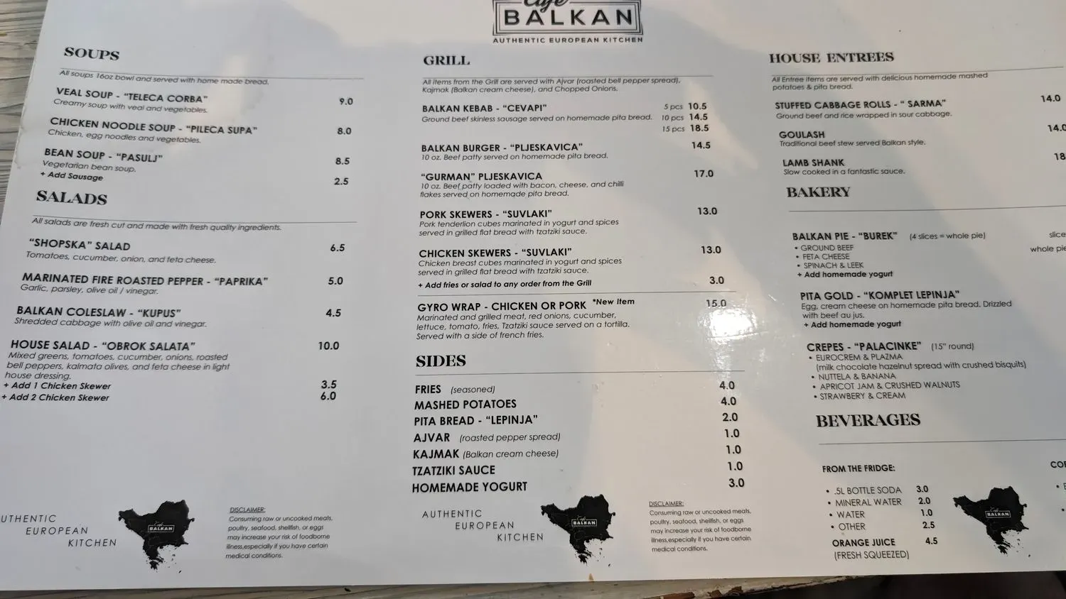 Menu 3