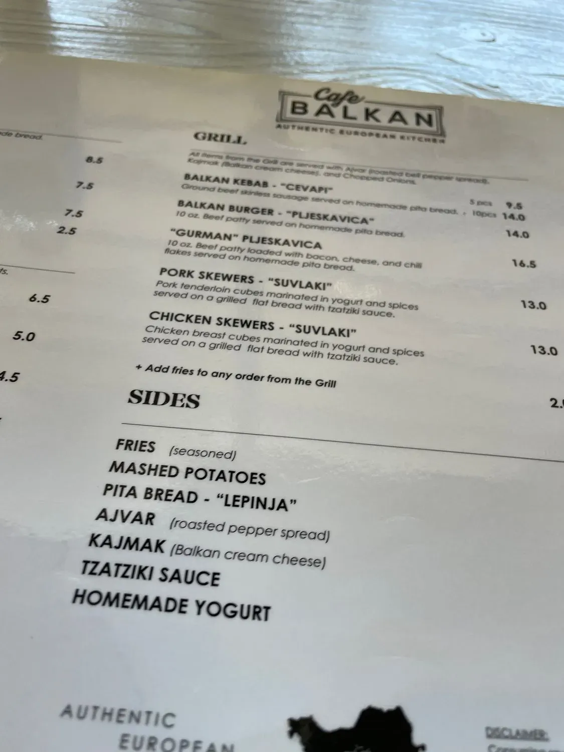 Menu 4