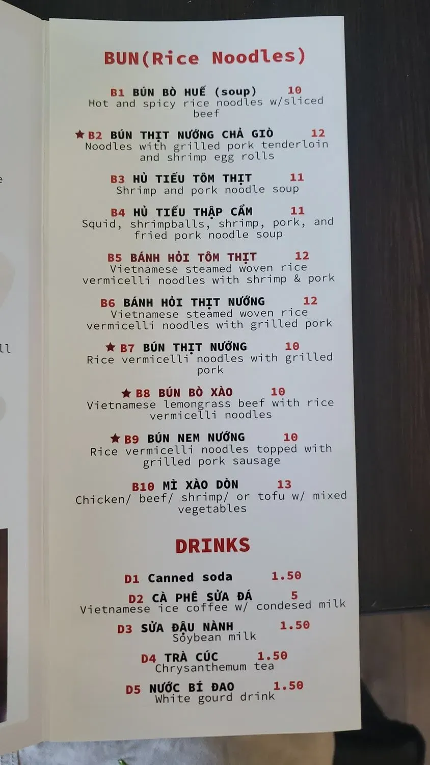 Menu 2