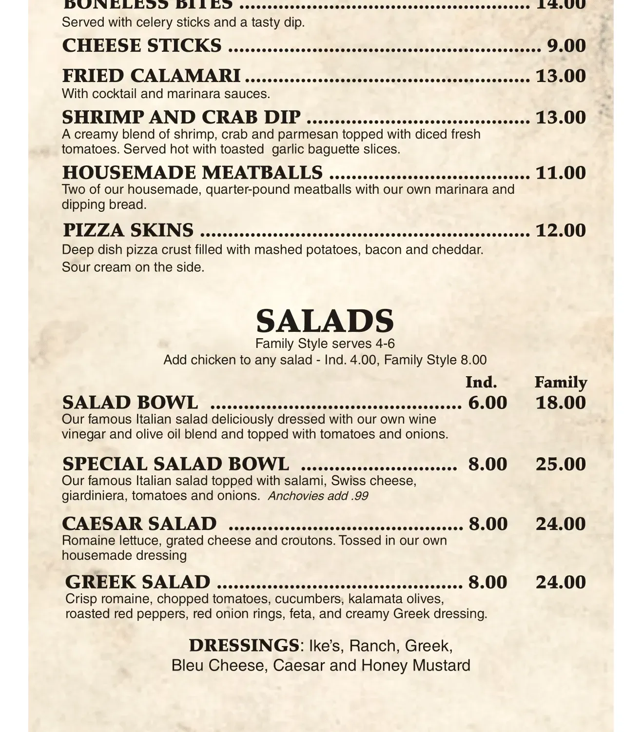 Menu 3