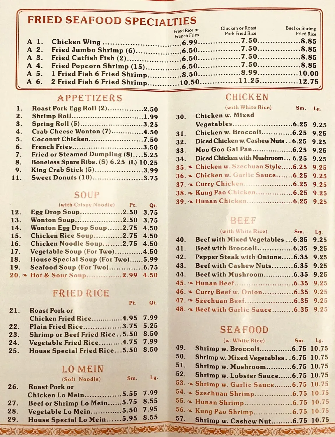 Menu 2