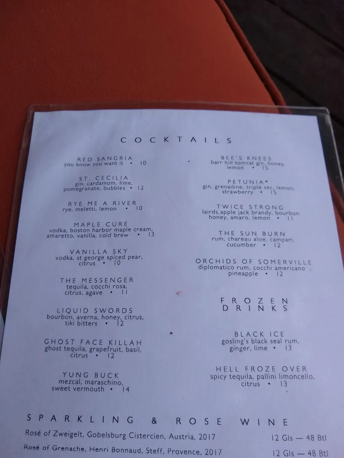 Menu 5