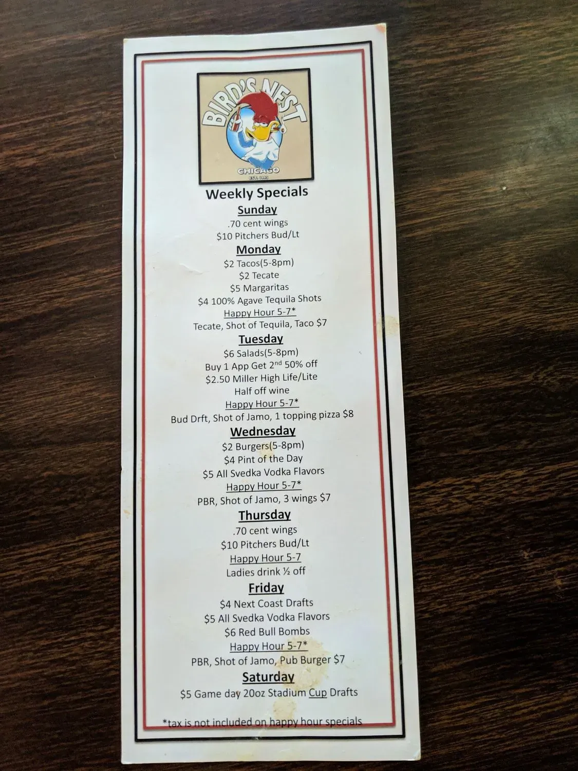 Menu 4