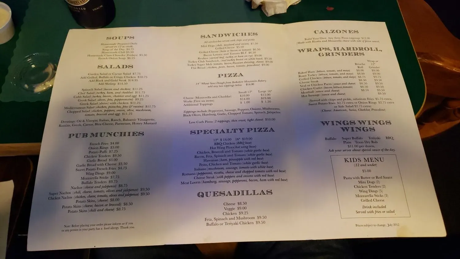 Menu 6