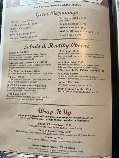 Menu 4