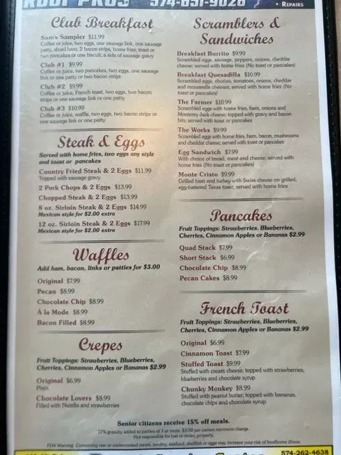 Menu 3