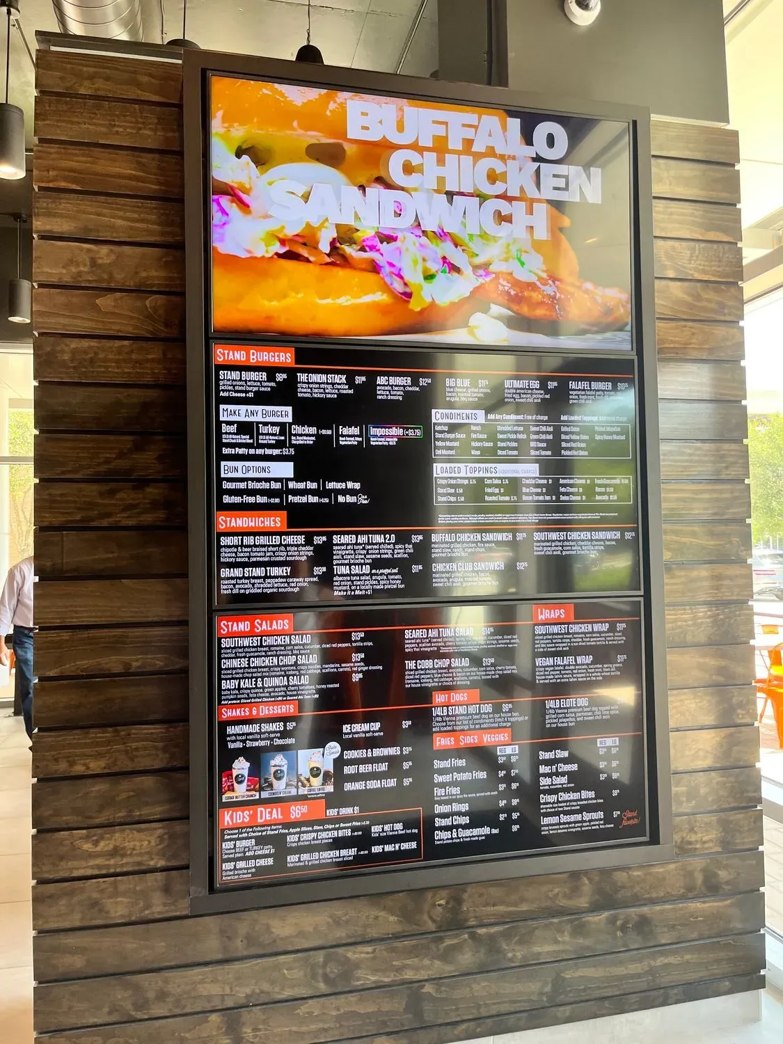 The Stand - American Classics Redefined Menu - Updated November 2025