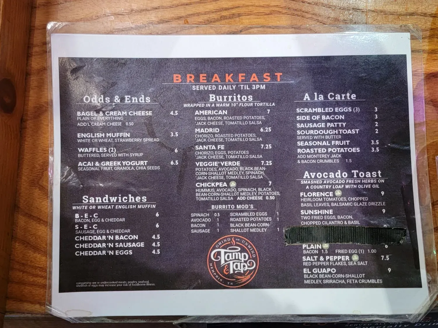 Menu 6