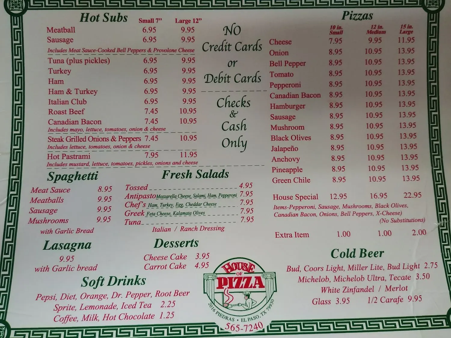 Menu 6