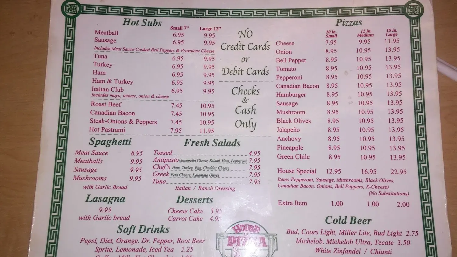 Menu 5