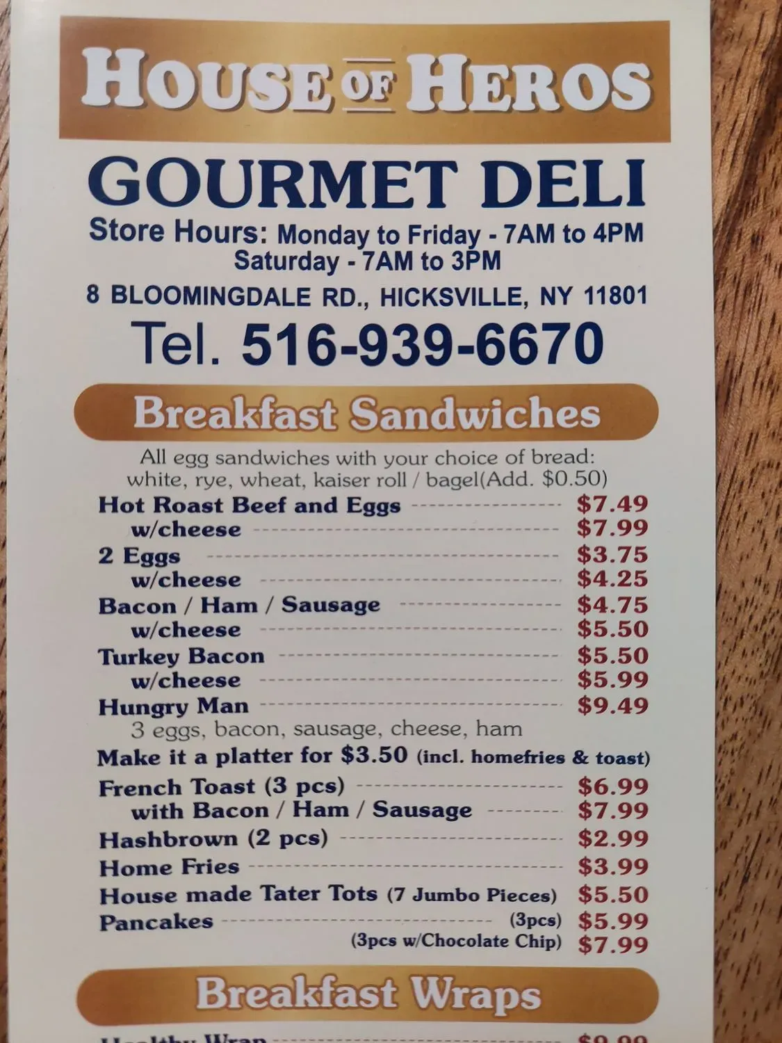 Menu 4