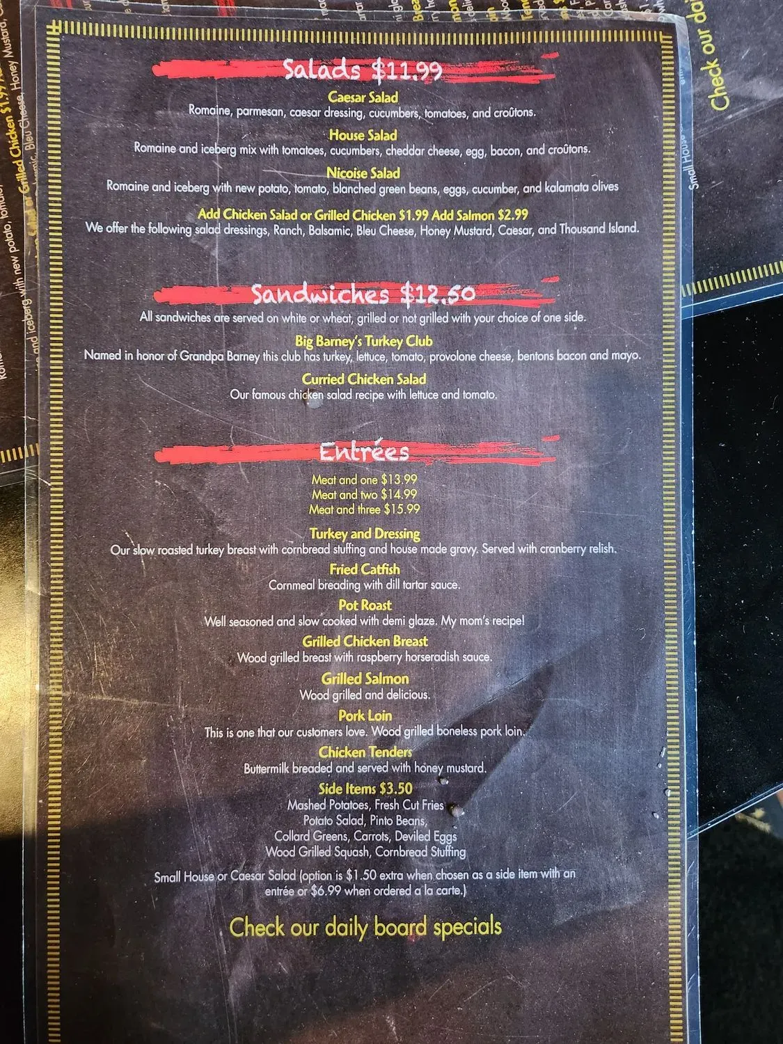 Dean's Restaurant & Bakery Oak Ridge Menu - Updated November 2025