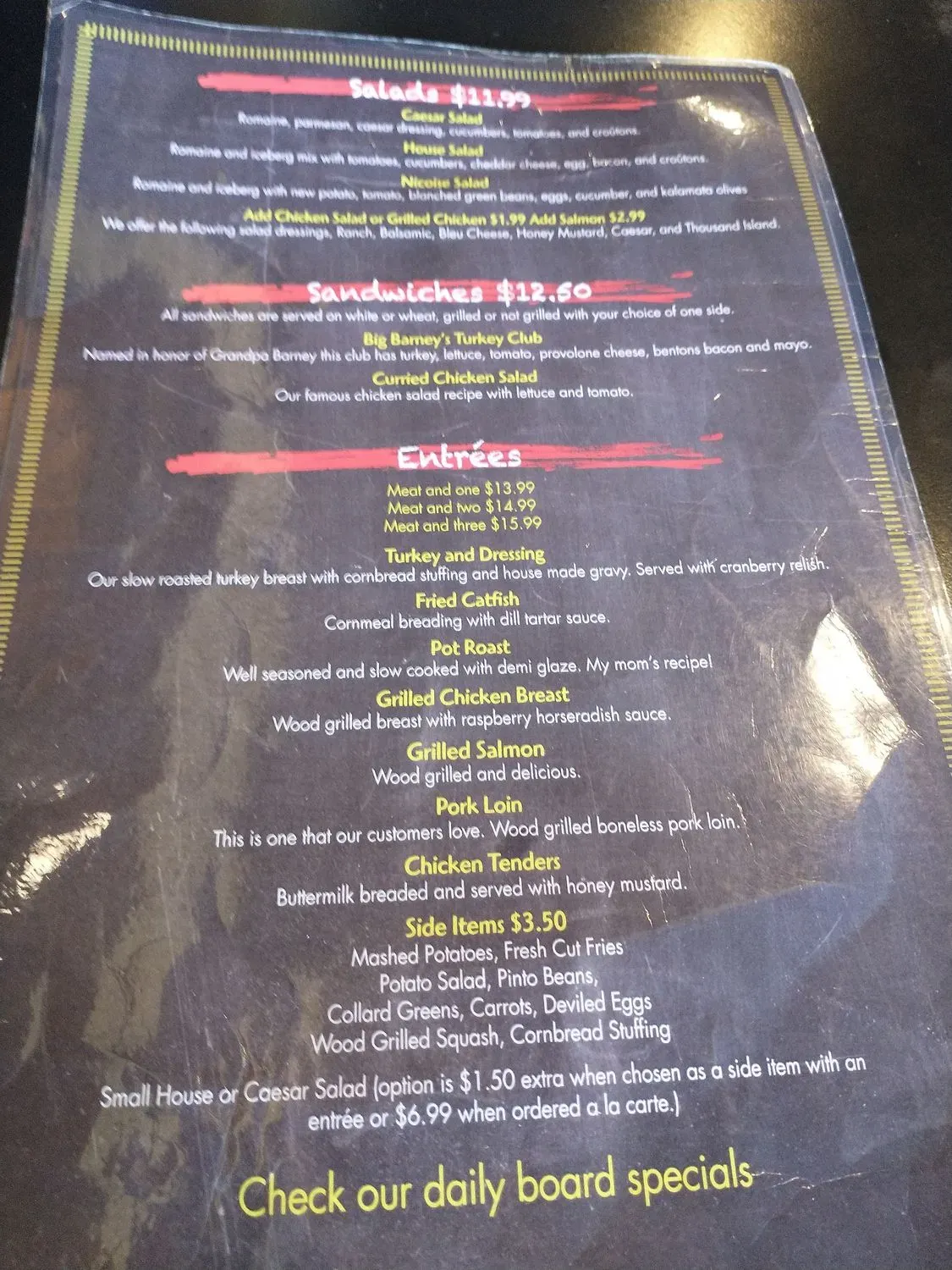 Dean's Restaurant & Bakery Oak Ridge Menu - Updated November 2025