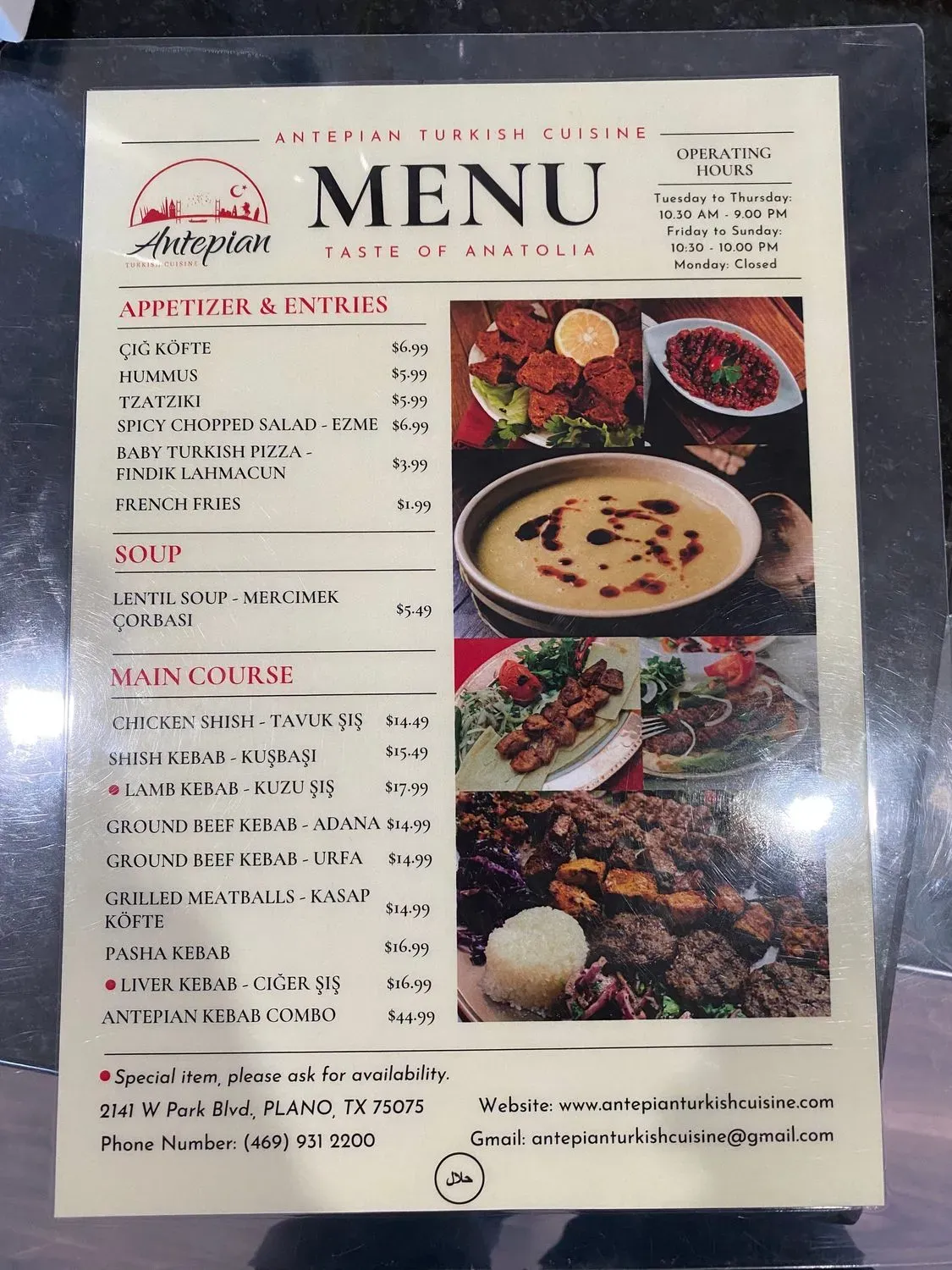 Menu 2