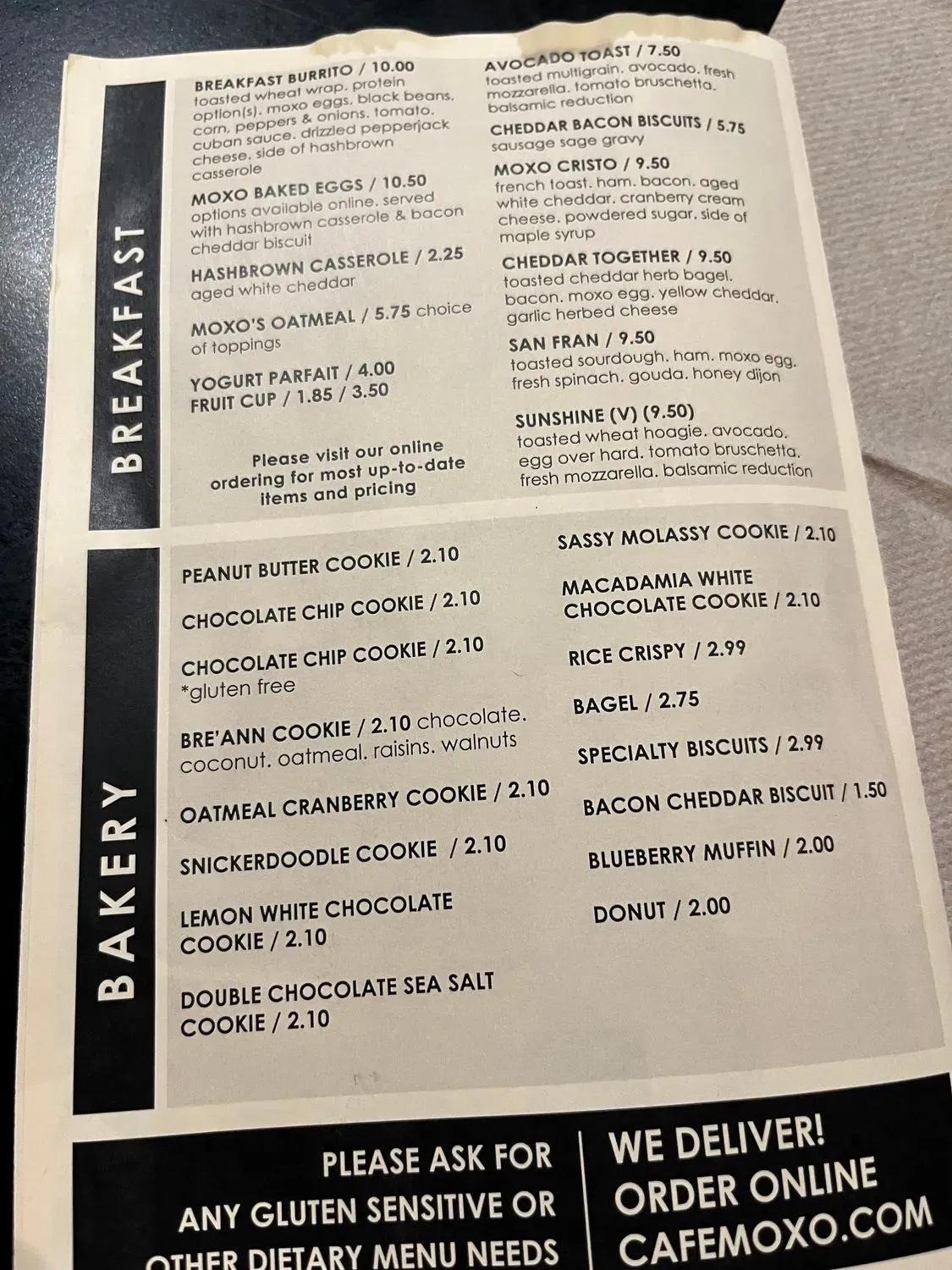 Menu 5