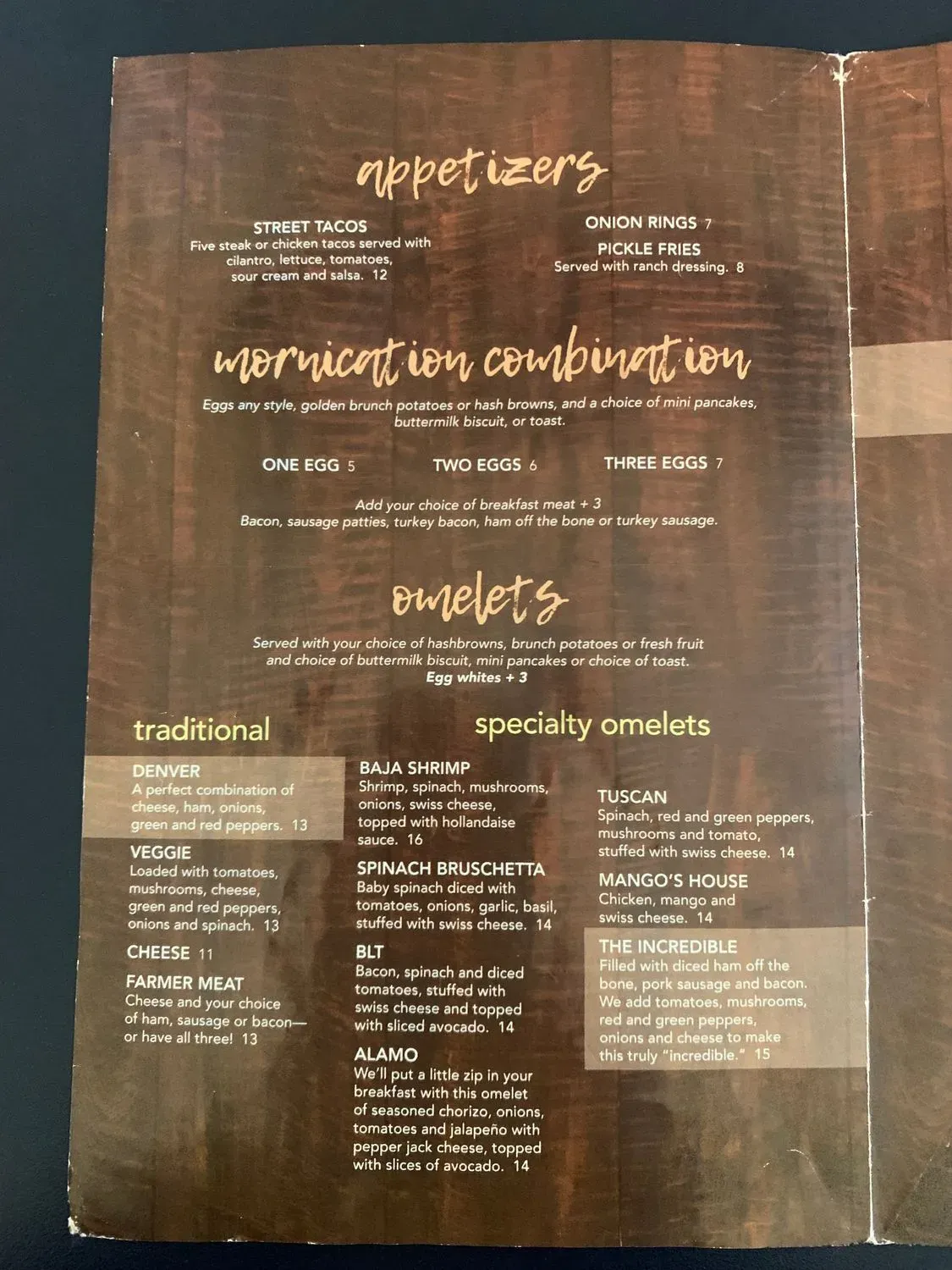 Menu 3