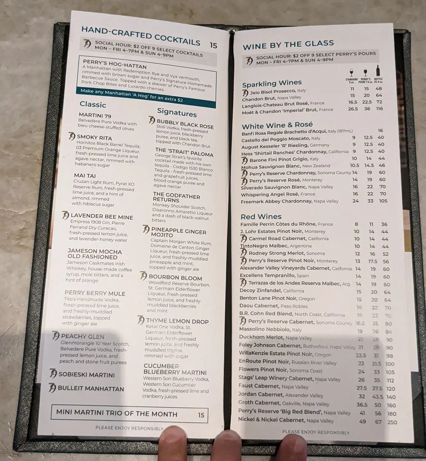 Perry’s Steakhouse & Grille Menu - Updated November 2025