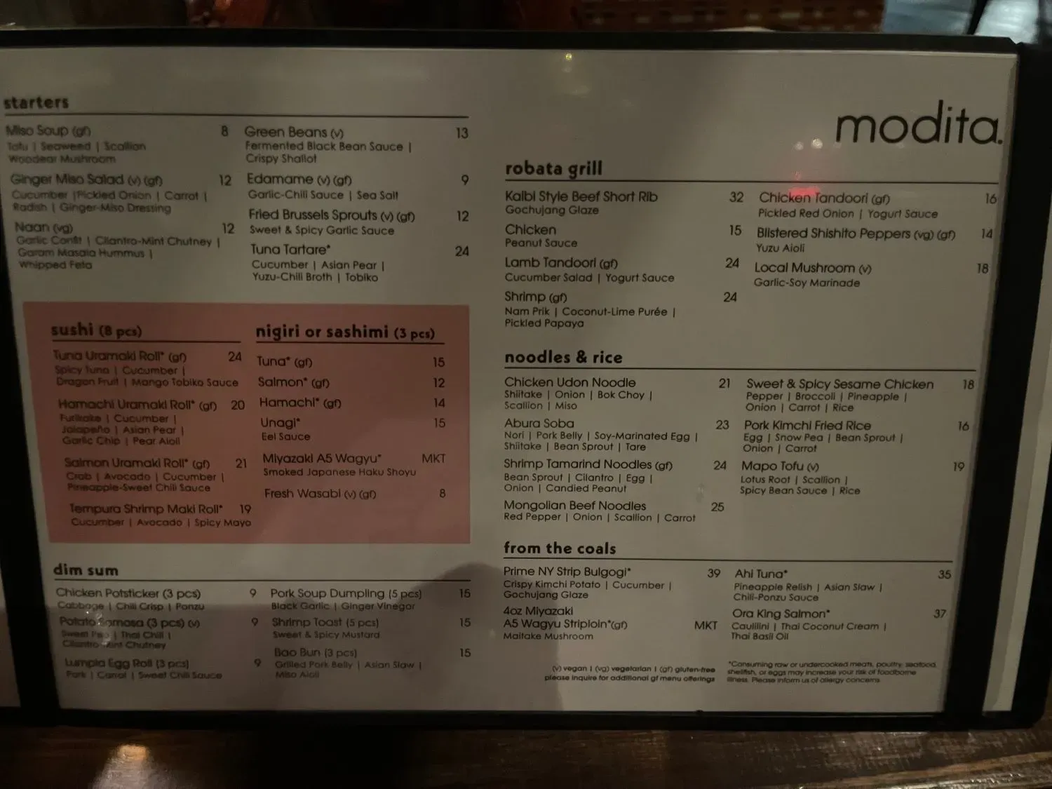 Menu 6