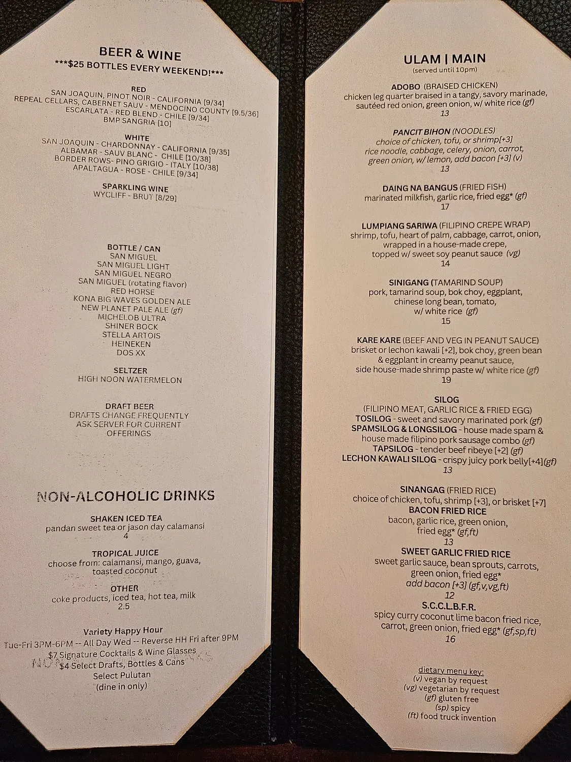 Menu 2