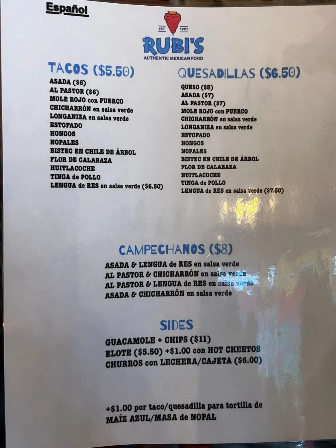 Menu 4