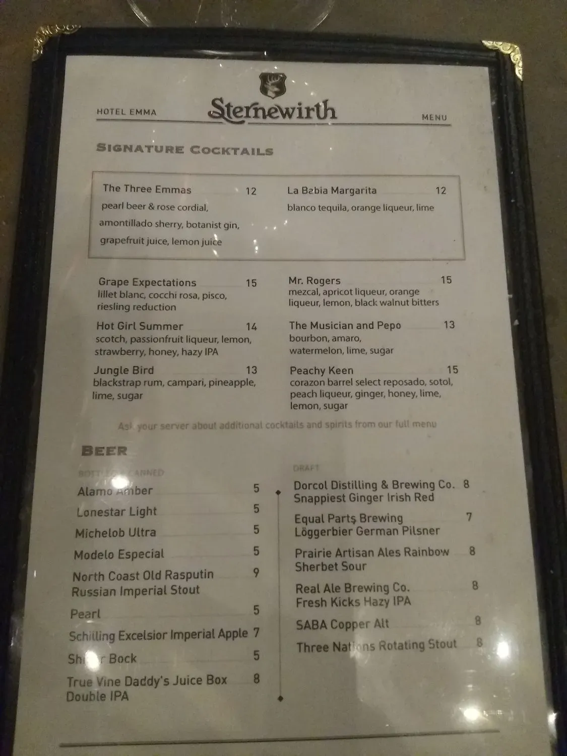 Menu 3