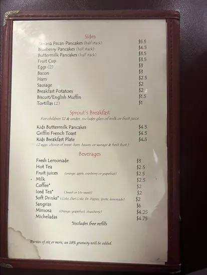 Menu 4