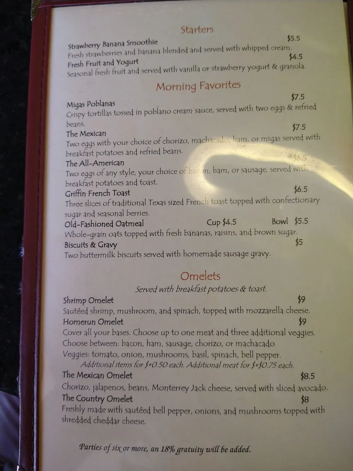 Menu 3