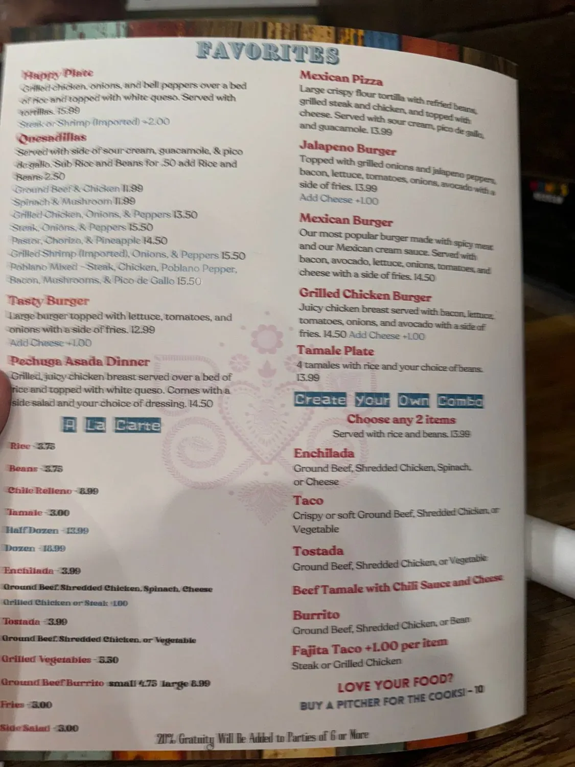 Menu 2