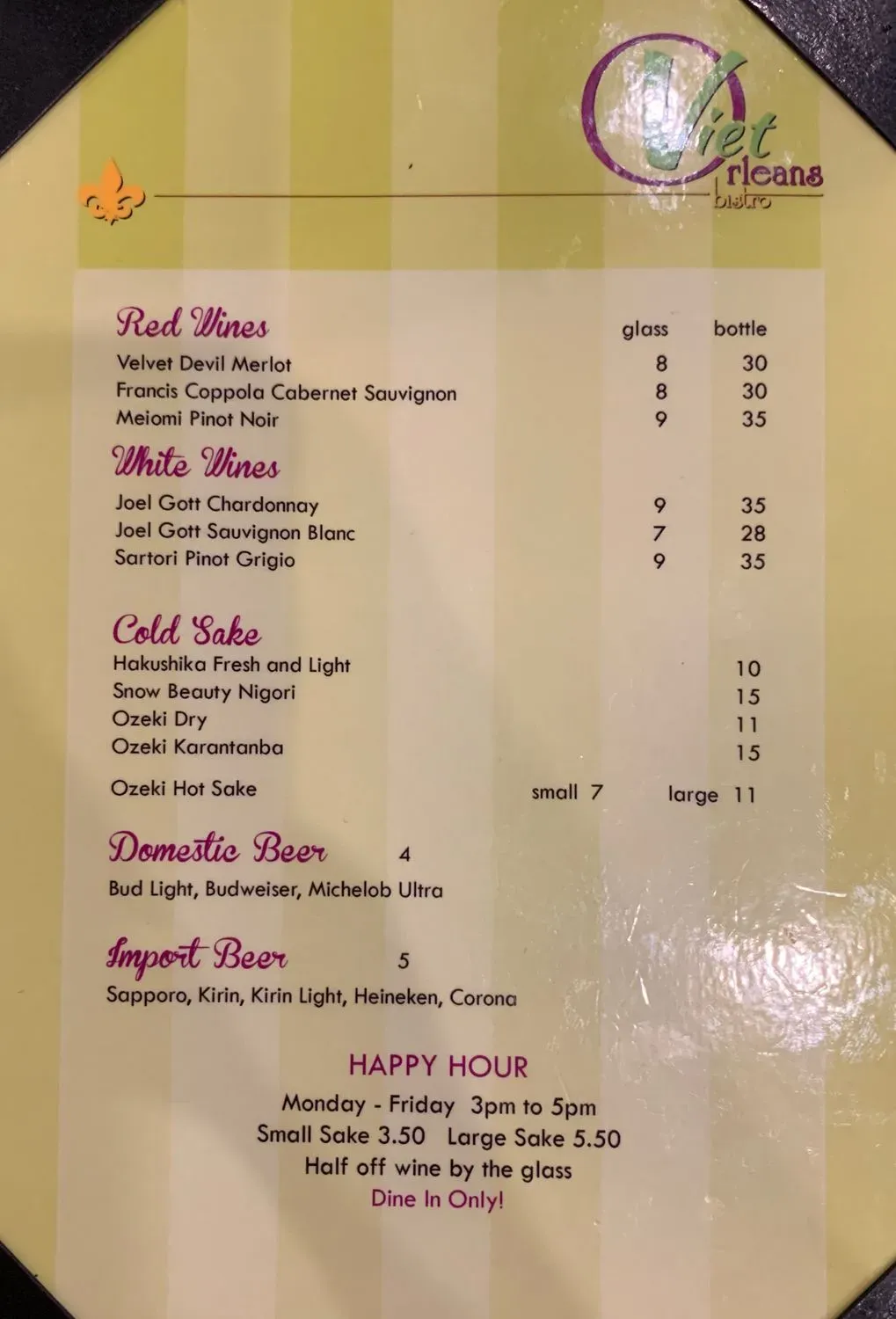 Menu 4