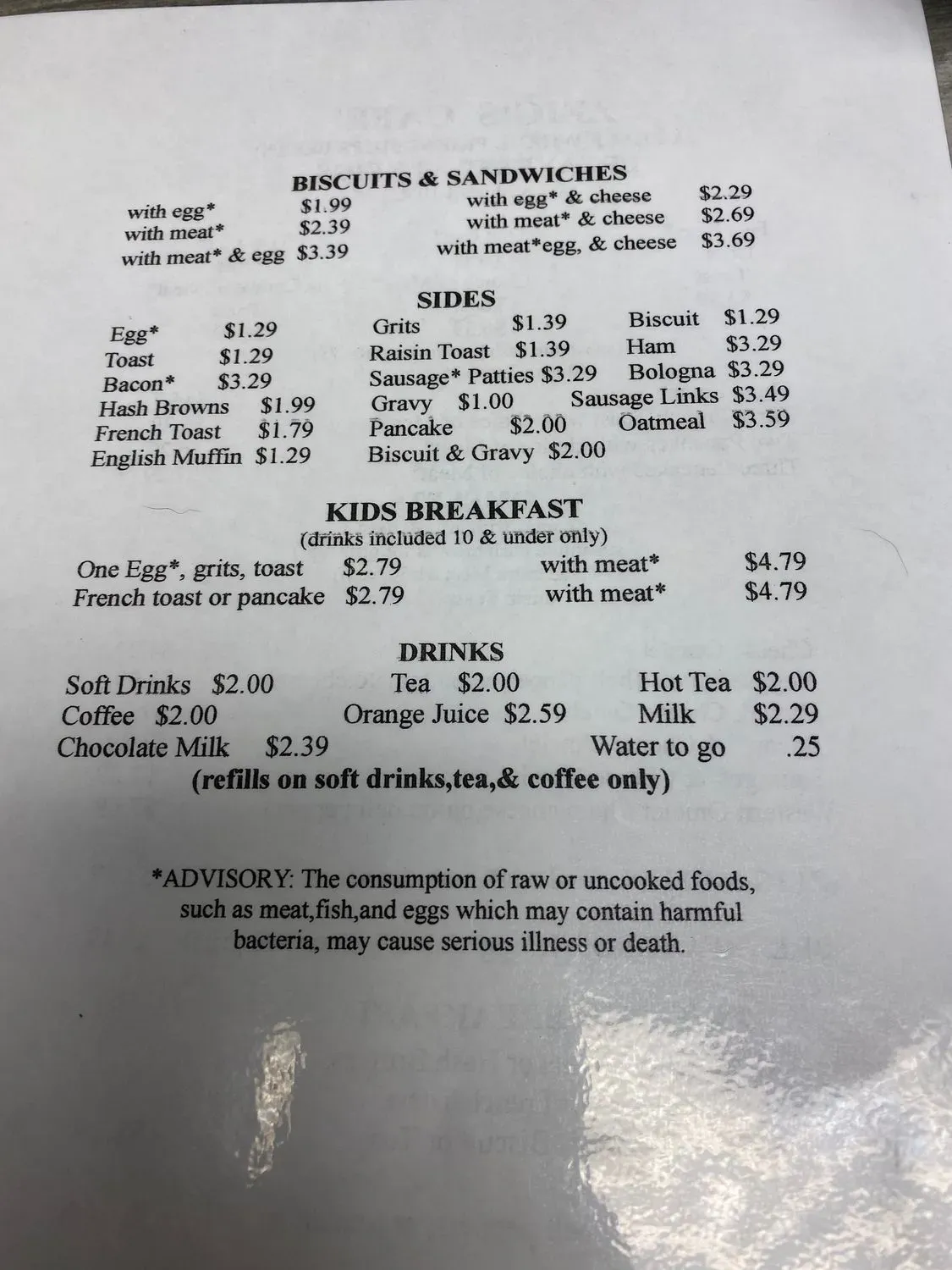 Menu 4