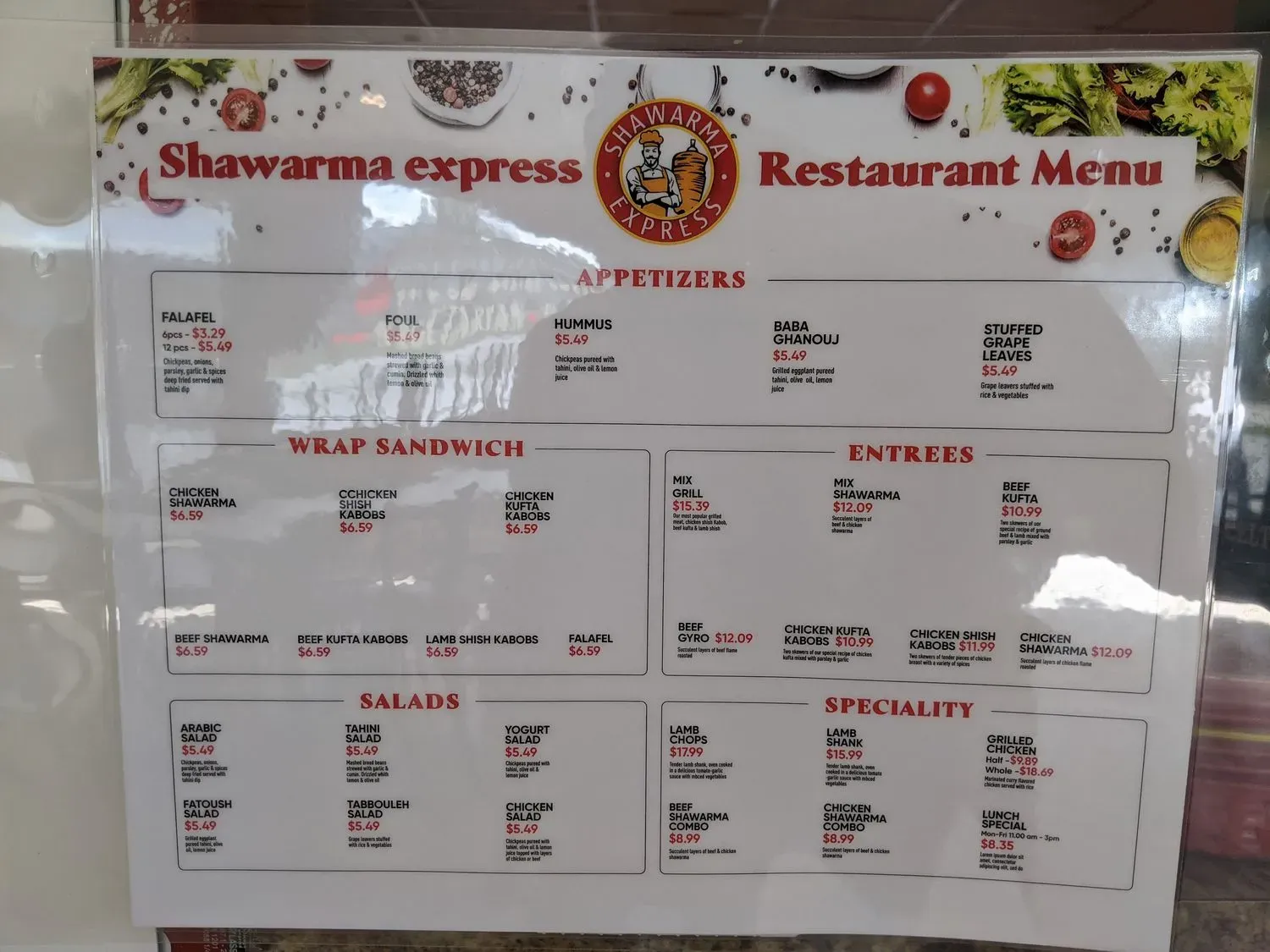 Menu 5