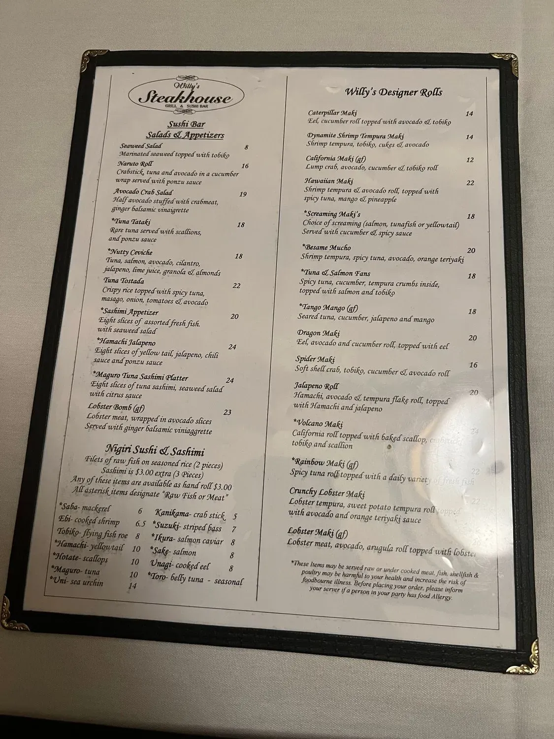 Menu 2