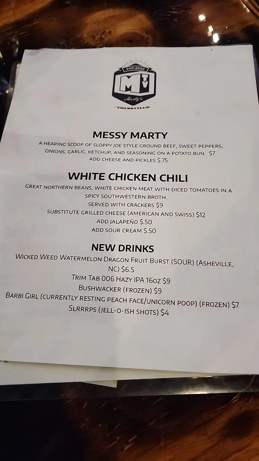 Menu 3