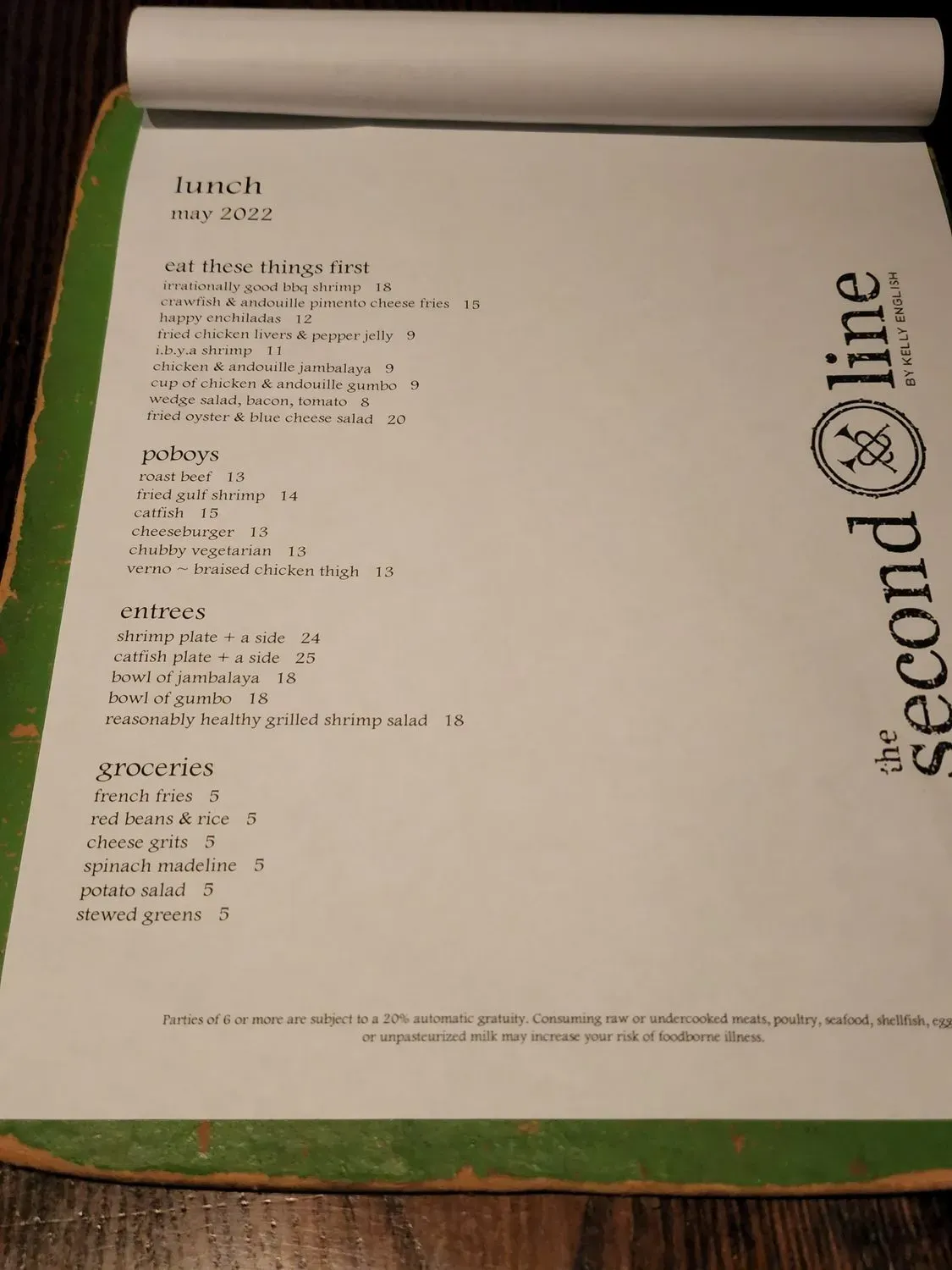 Menu 2