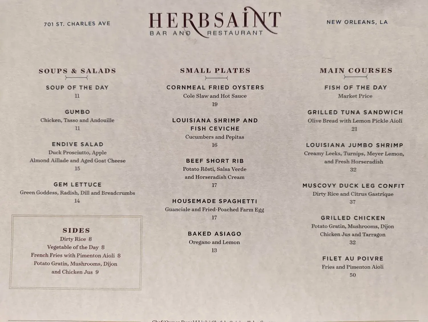 Menu 4