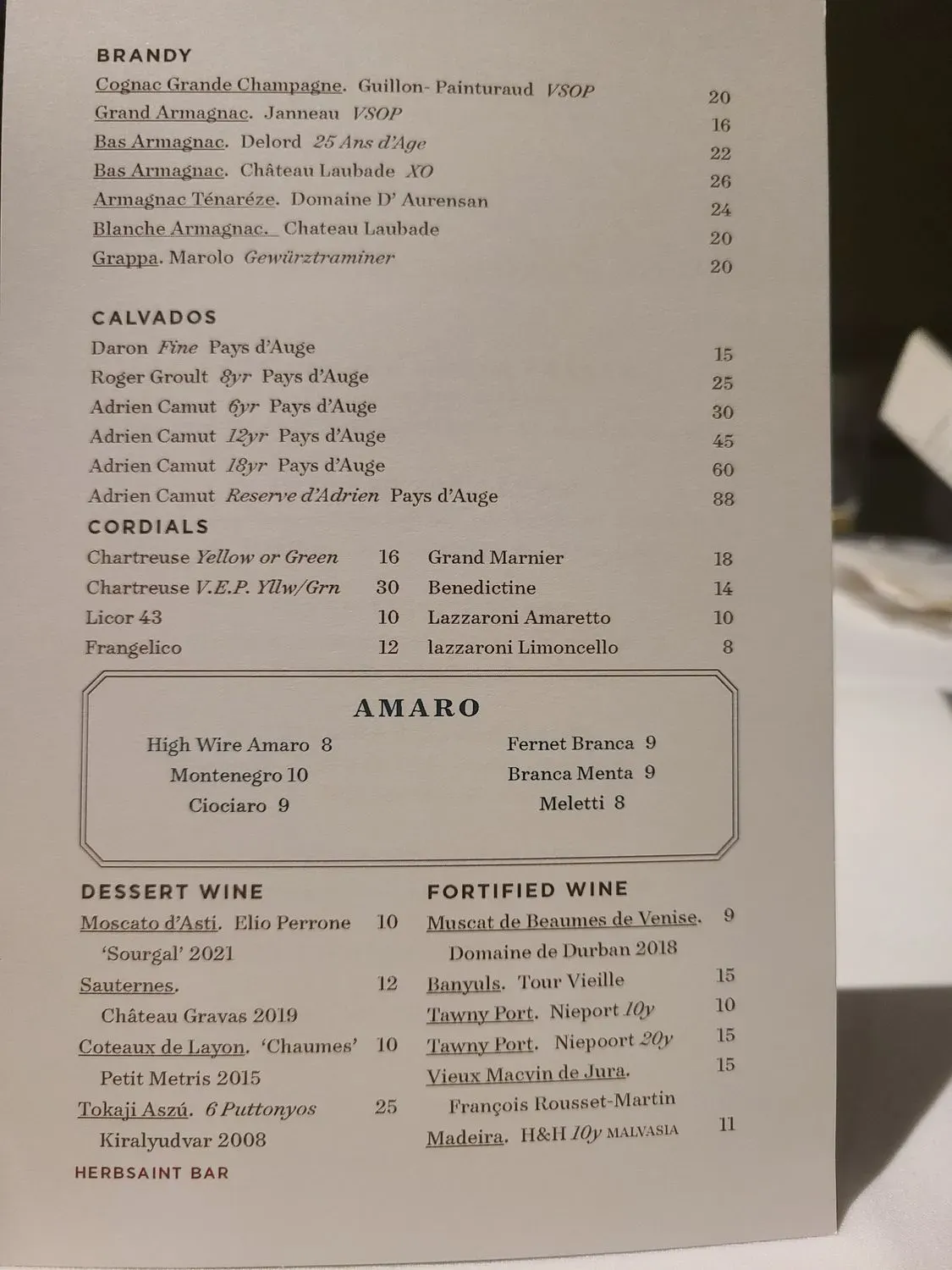 Menu 6